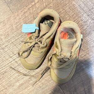 Infant Nike Air Max 90 x Off White Desert Ore Sz 8c